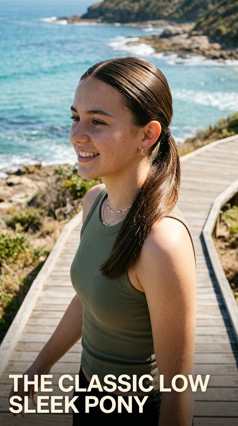 The Classic Low Sleek Pony