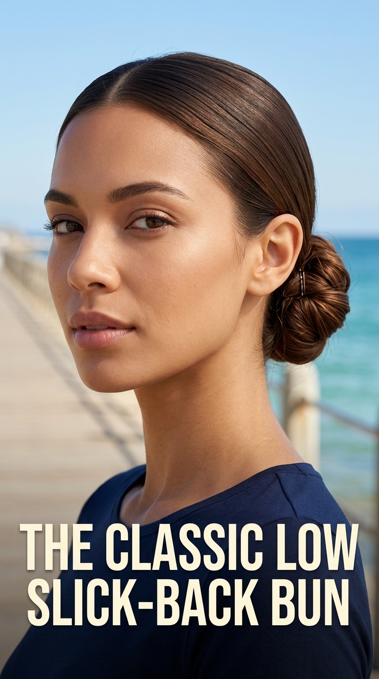The Classic Low Slick-Back Bun