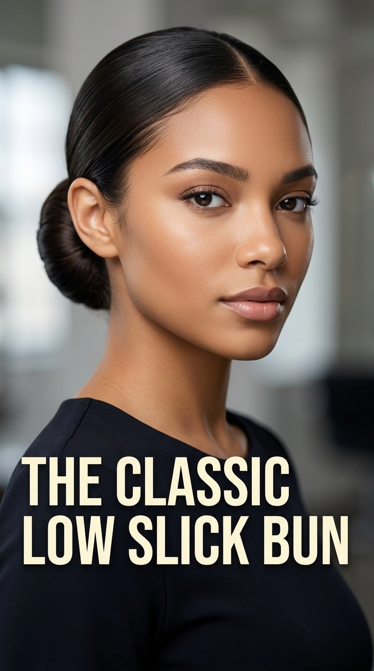 The Classic Low Slick Bun
