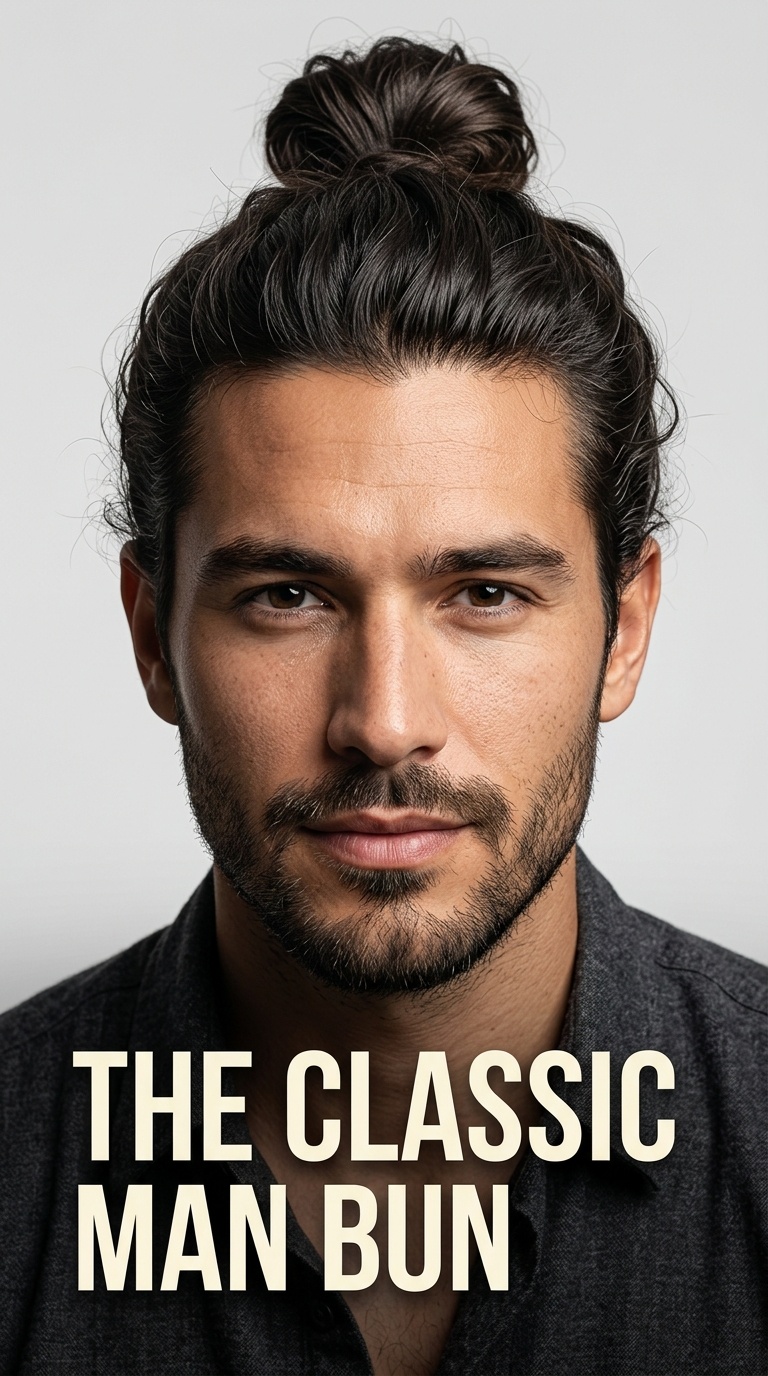 The Classic Man Bun