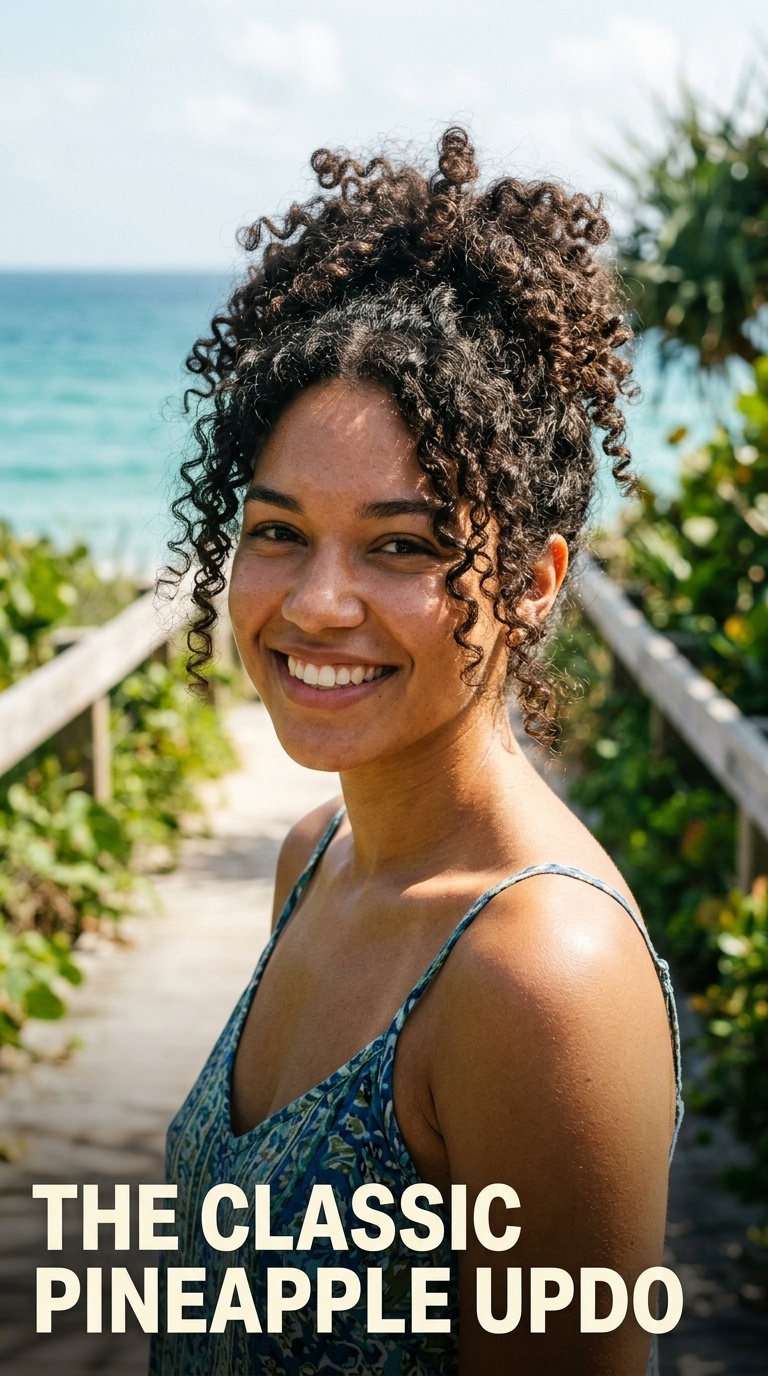 The Classic Pineapple Updo