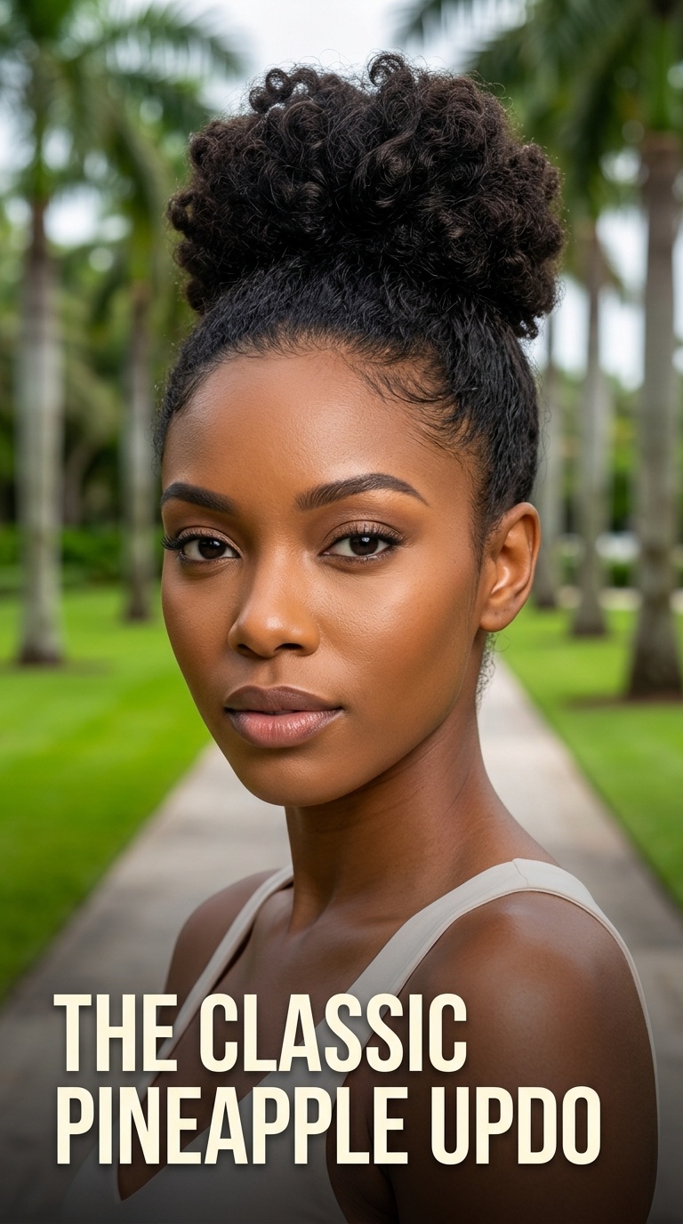 The Classic Pineapple Updo