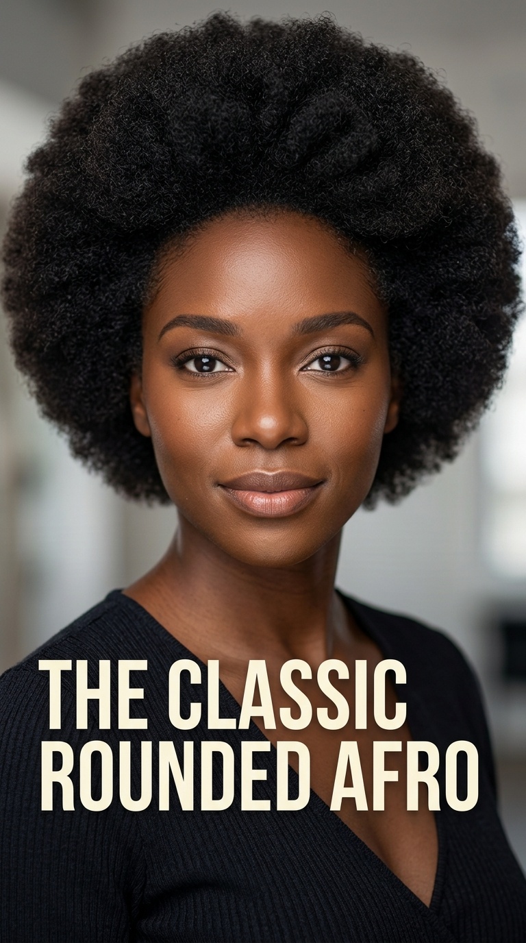 The Classic Rounded Afro