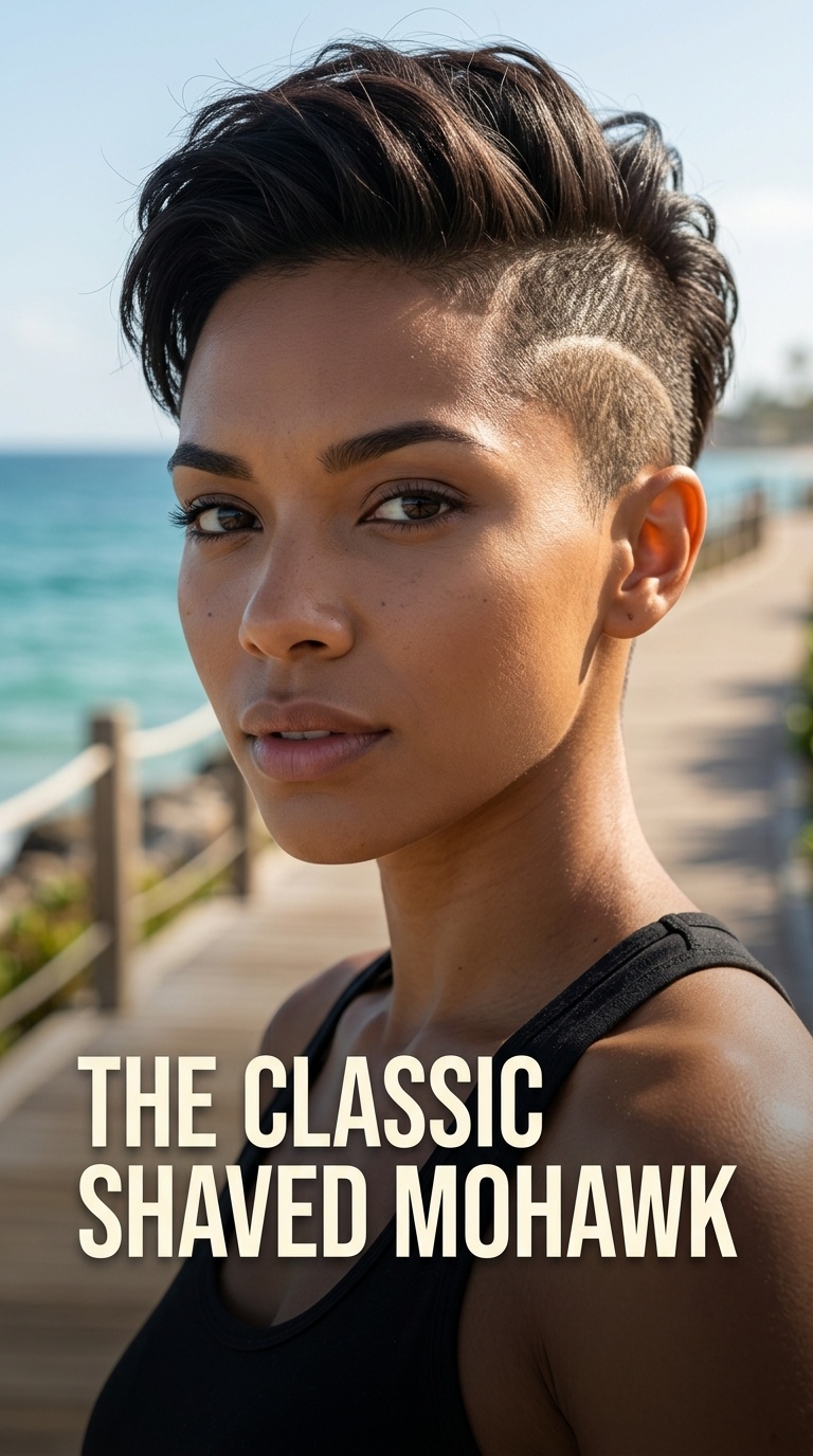 The Classic Shaved Mohawk