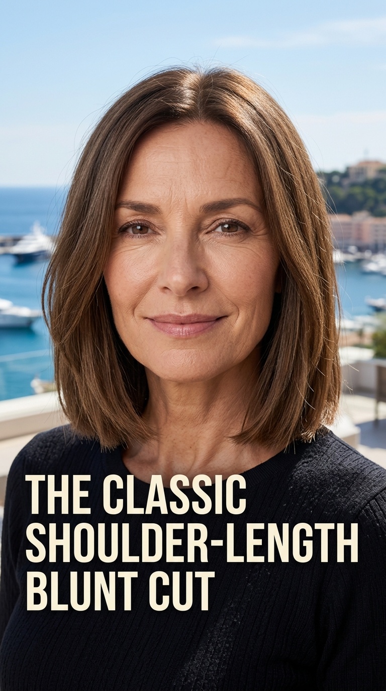 The Classic Shoulder-Length Blunt Cut