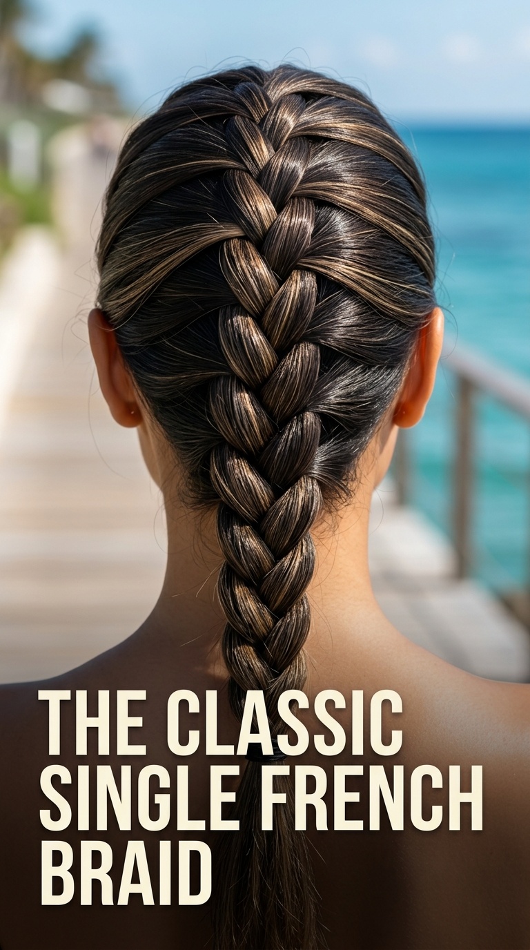 The Classic Single French Braid