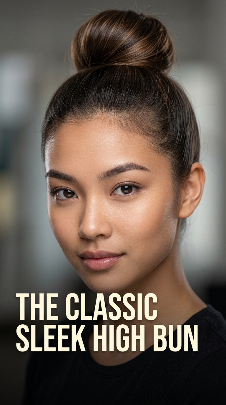 The Classic Sleek High Bun