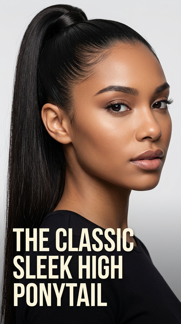The Classic Sleek High Ponytail