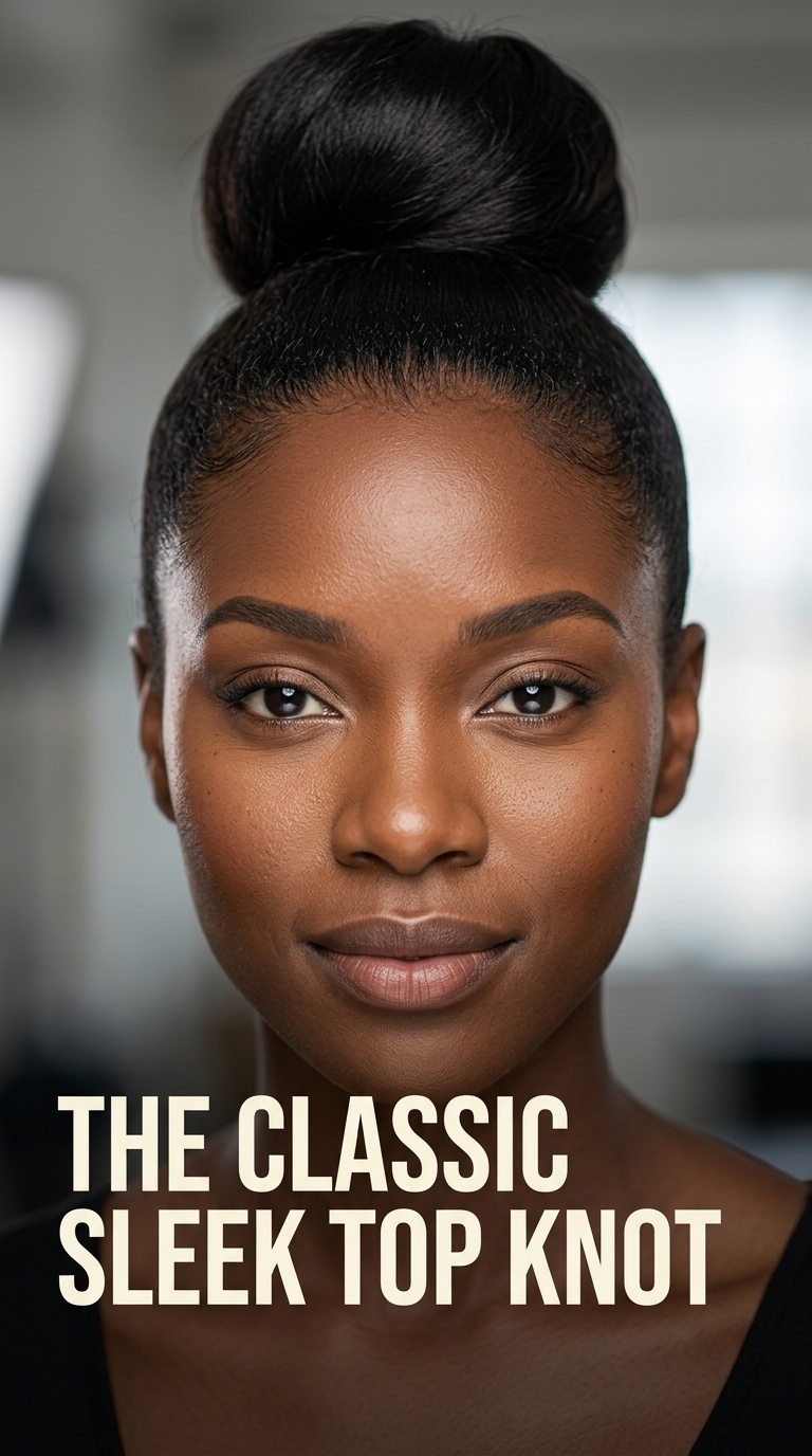 The Classic Sleek Top Knot