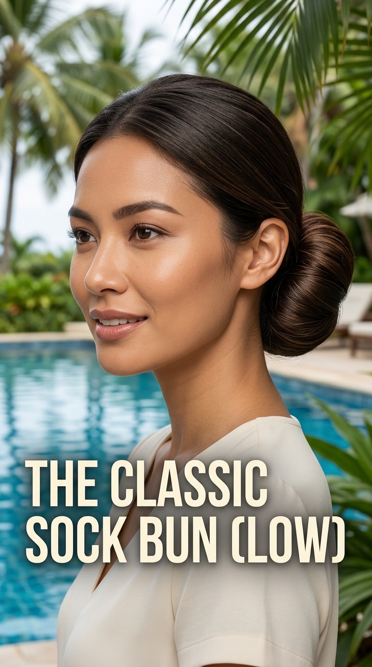 The Classic Sock Bun (Low)