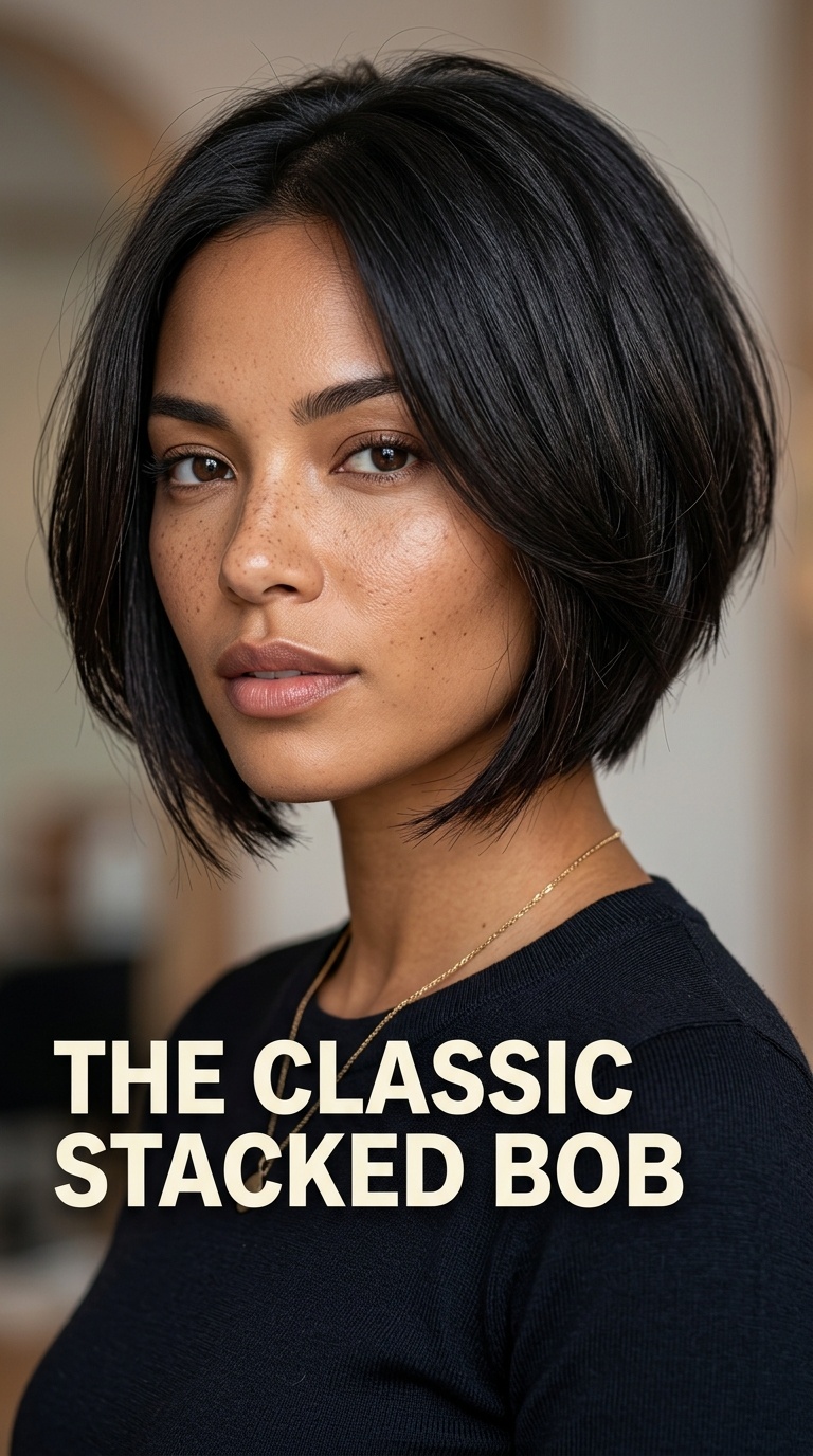 The Classic Stacked Bob