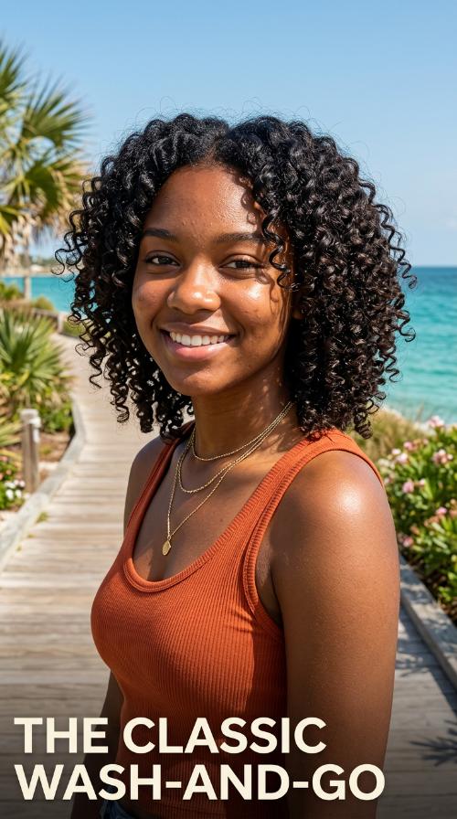 18 Shoulder Length Hairstyles for Curly Hair for Black Women