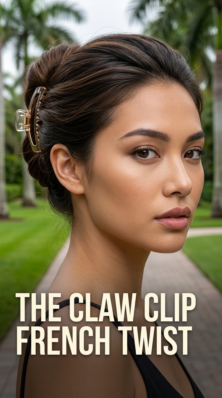 The Claw Clip French Twist
