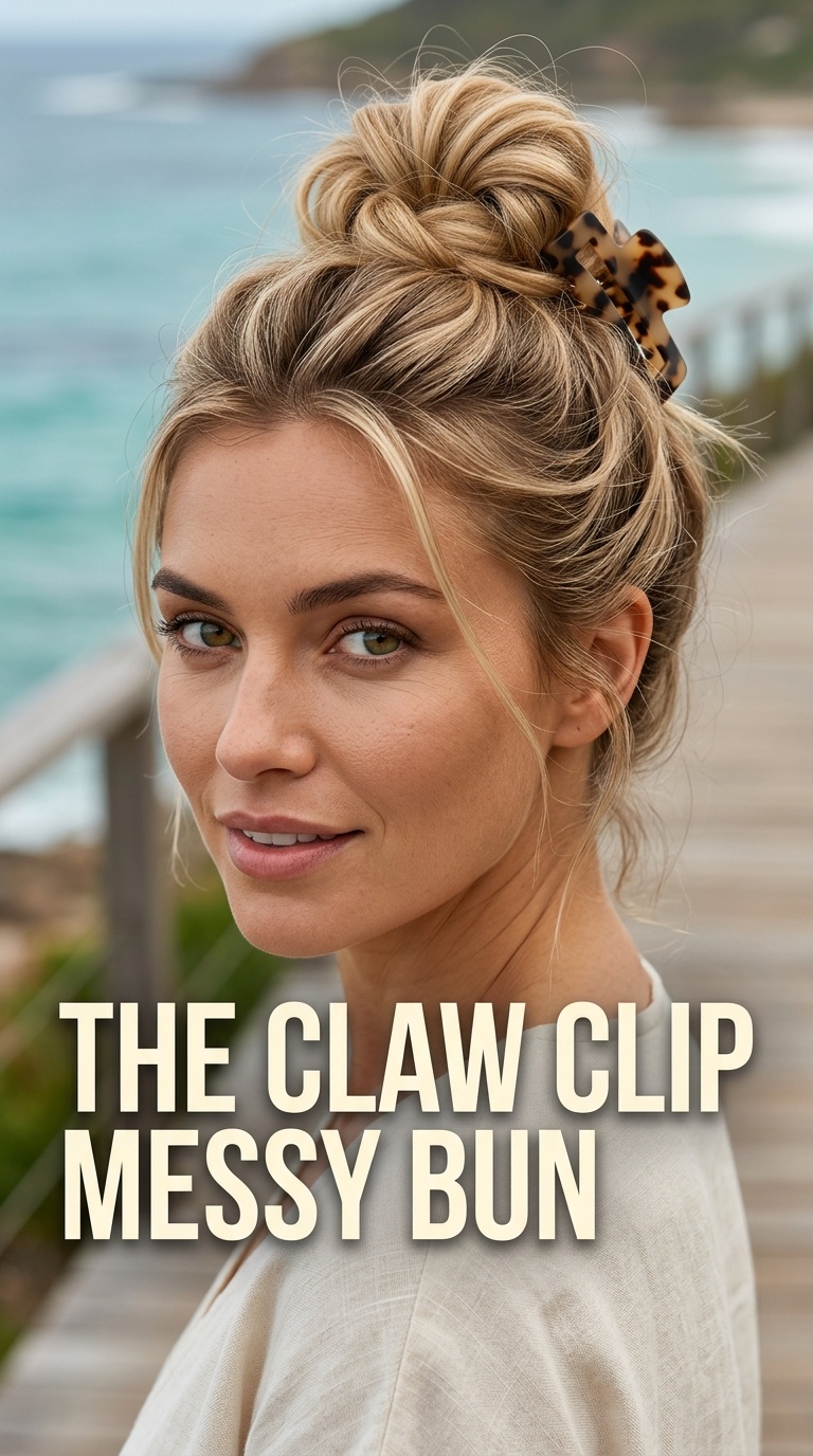 The Claw Clip Messy Bun