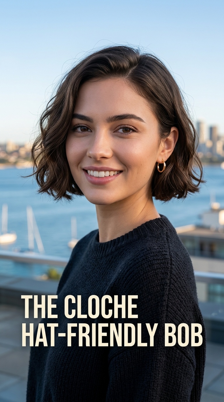 The Cloche Hat-Friendly Bob
