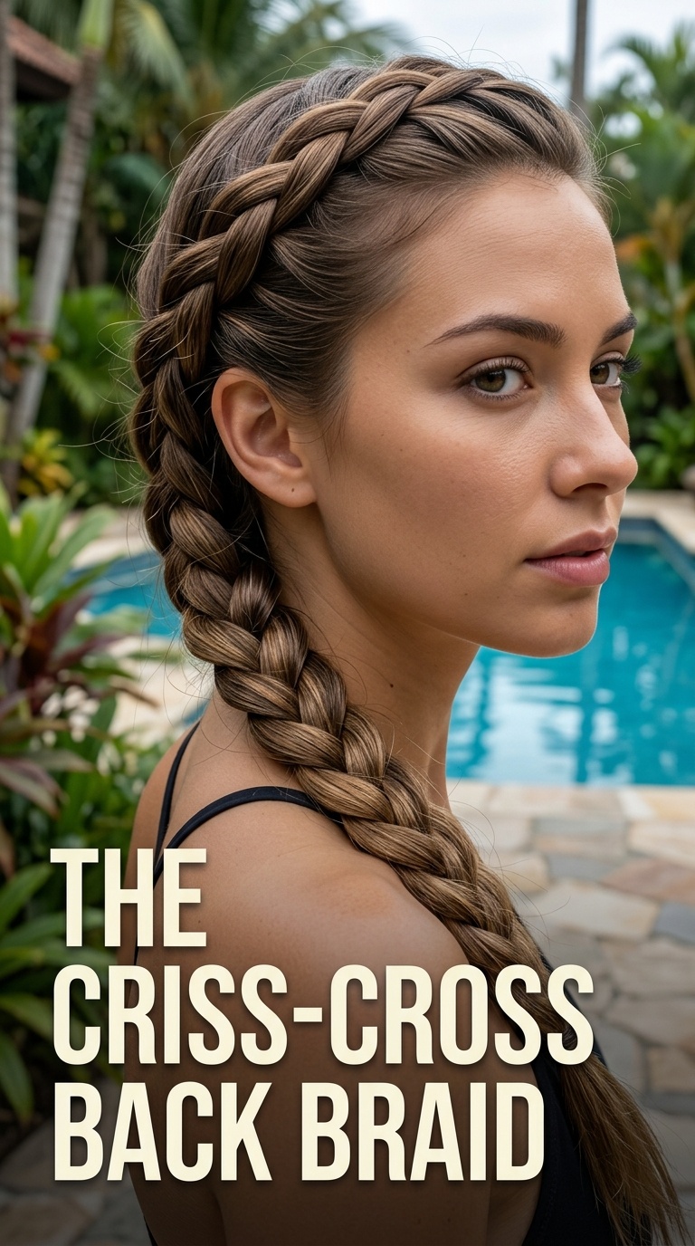 The Criss-Cross Back Braid