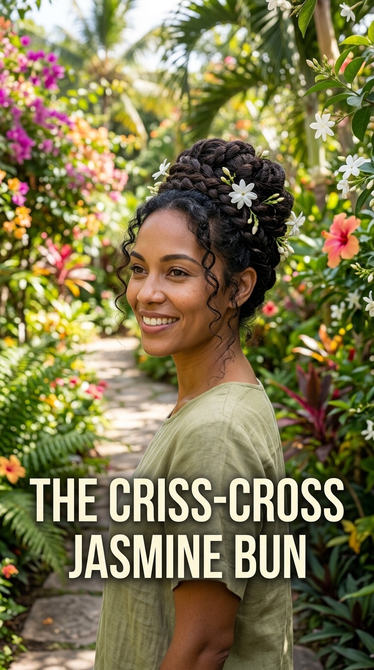 The Criss-Cross Jasmine Bun