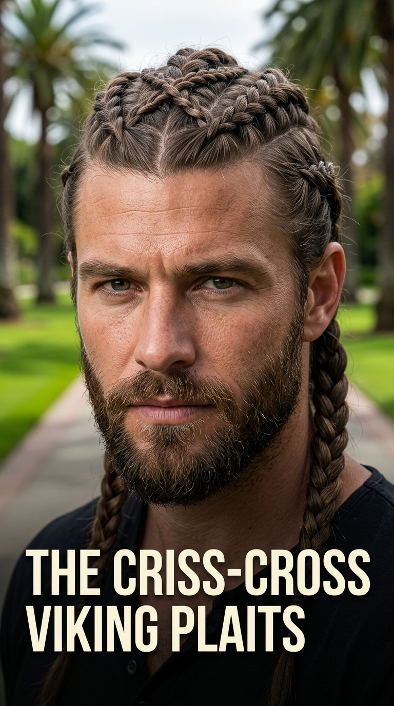 The Cross-Cross Viking Plaits