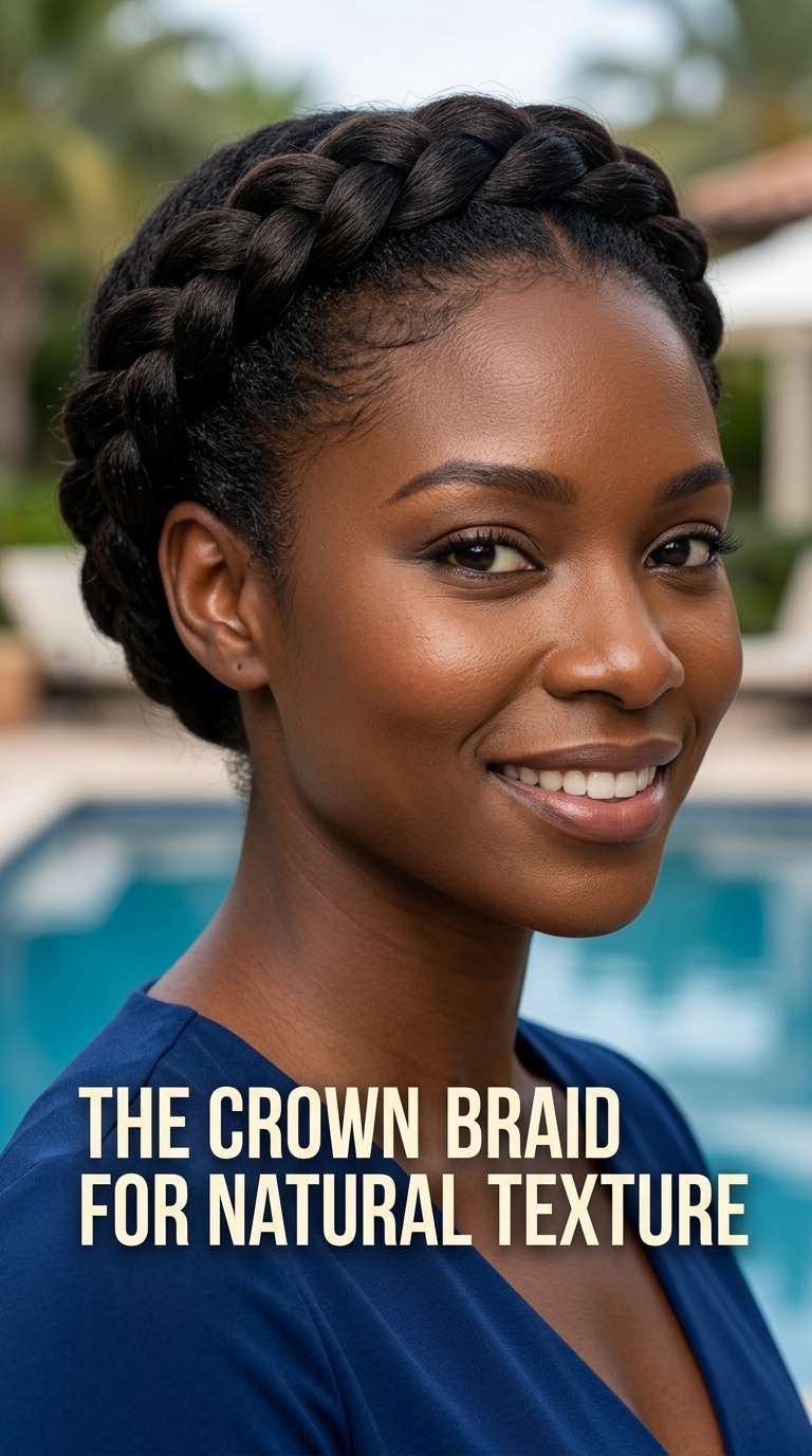 The Crown Braid for Natural Texture