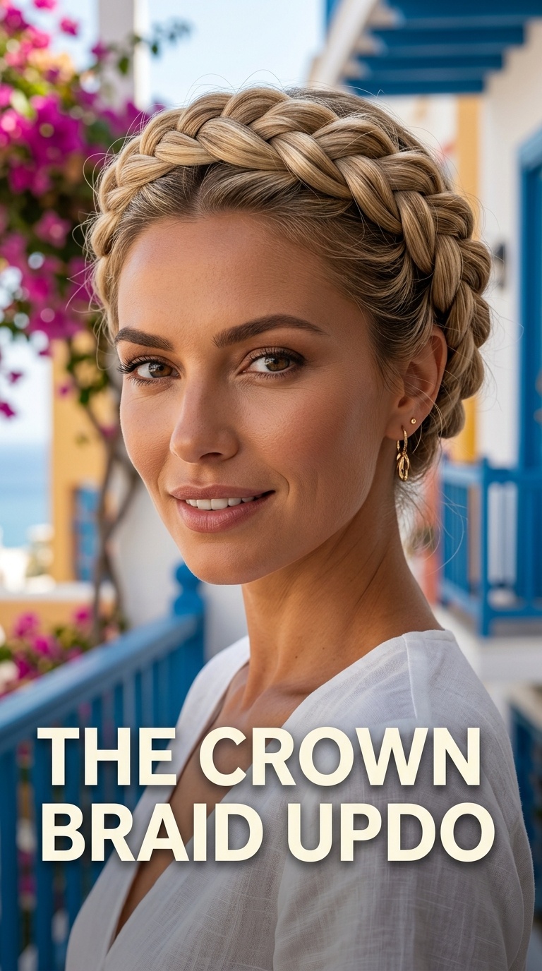 The Crown Braid Updo