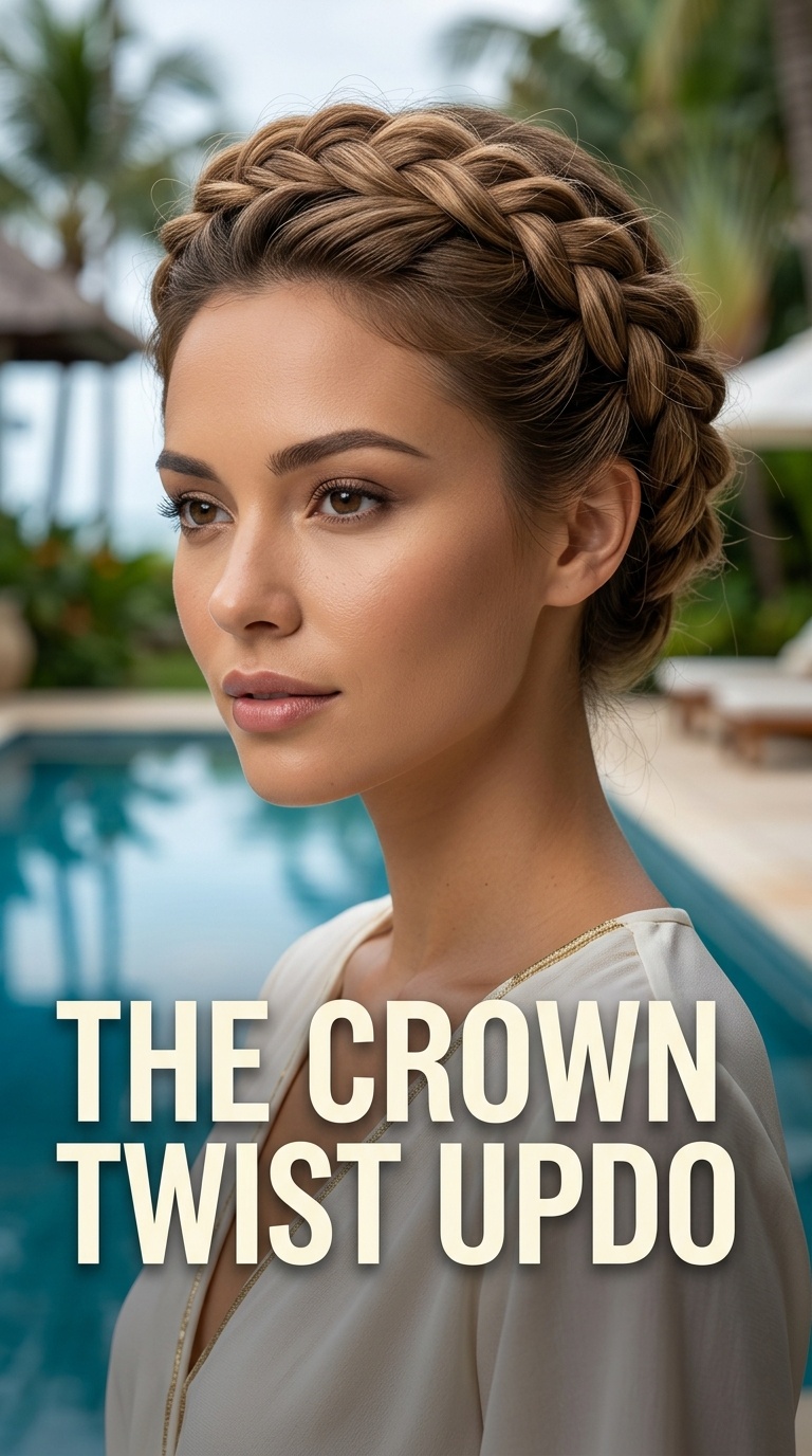 The Crown Twist Updo