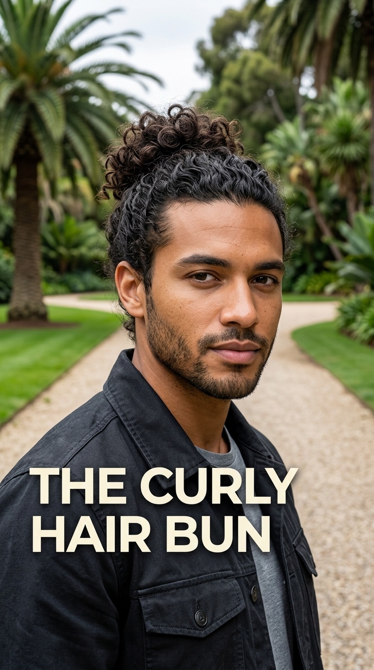 The Curly Hair Bun