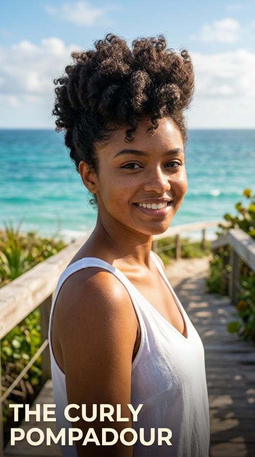 The Curly Pompadour