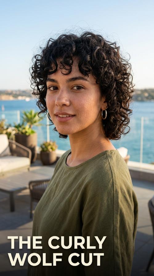 The Curly Wolf Cut