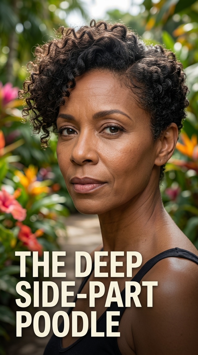 The Deep Side-Part Poodle