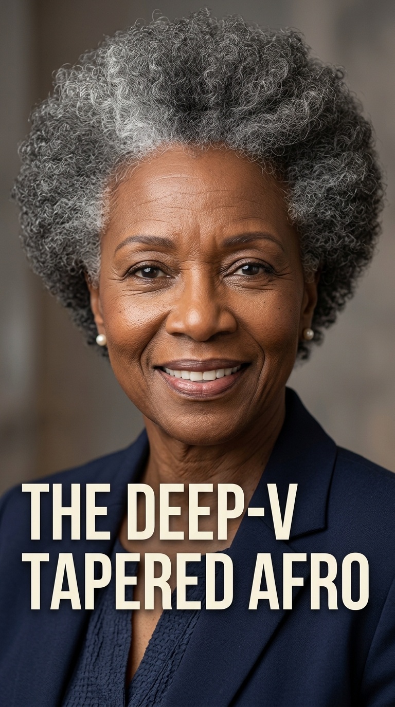 The Deep-V Tapered Afro