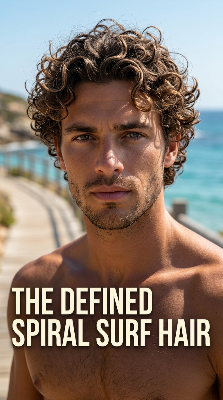 The Defined Spiral Surf Hair