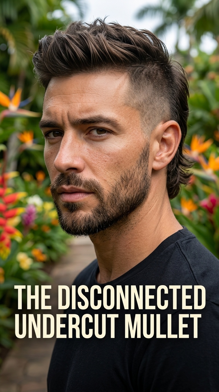 The Disconnected Undercut Mullet