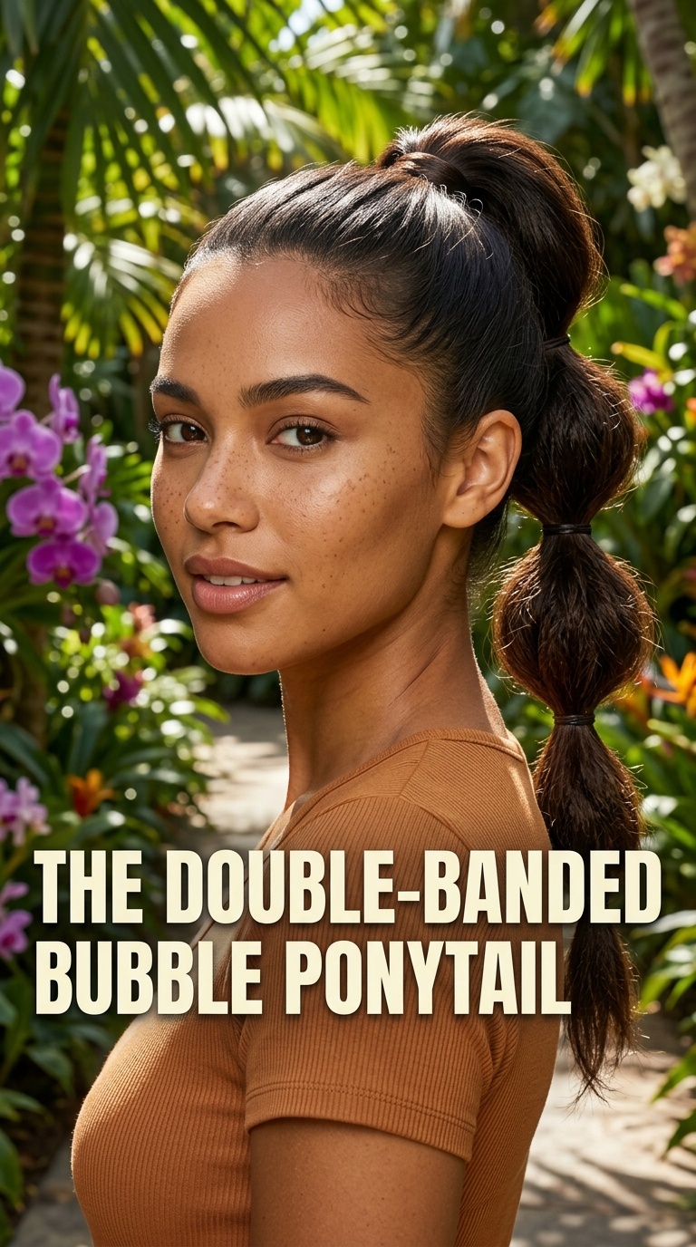 The Double-Banded Bubble Ponytail