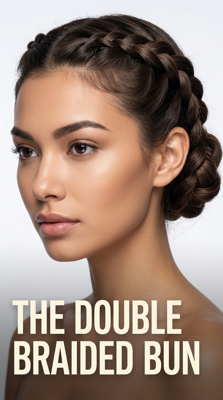 The Double Braided Bun