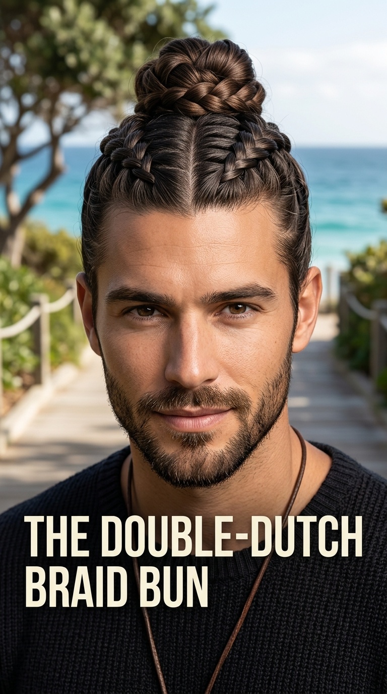 The Double-Dutch Braid Bun