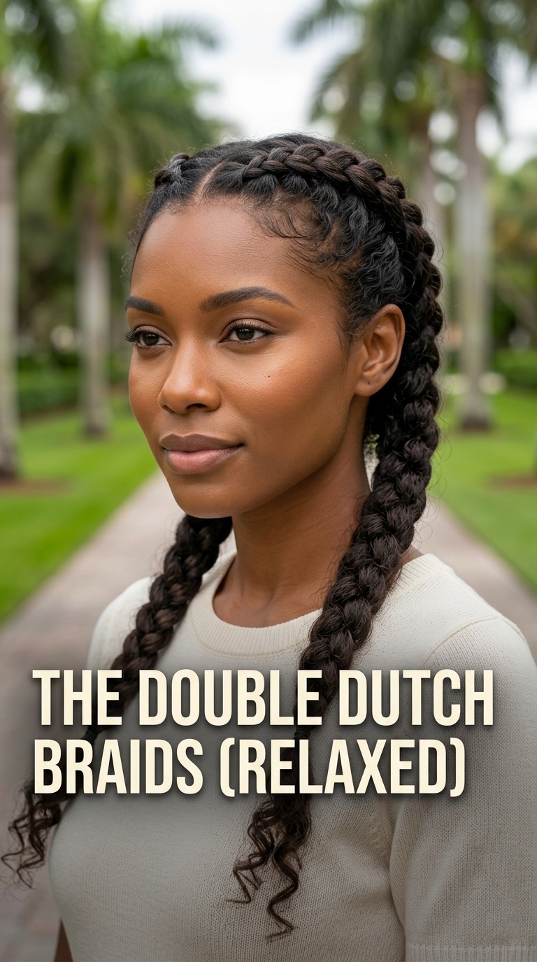 The Double Dutch Braids (Relaxed)