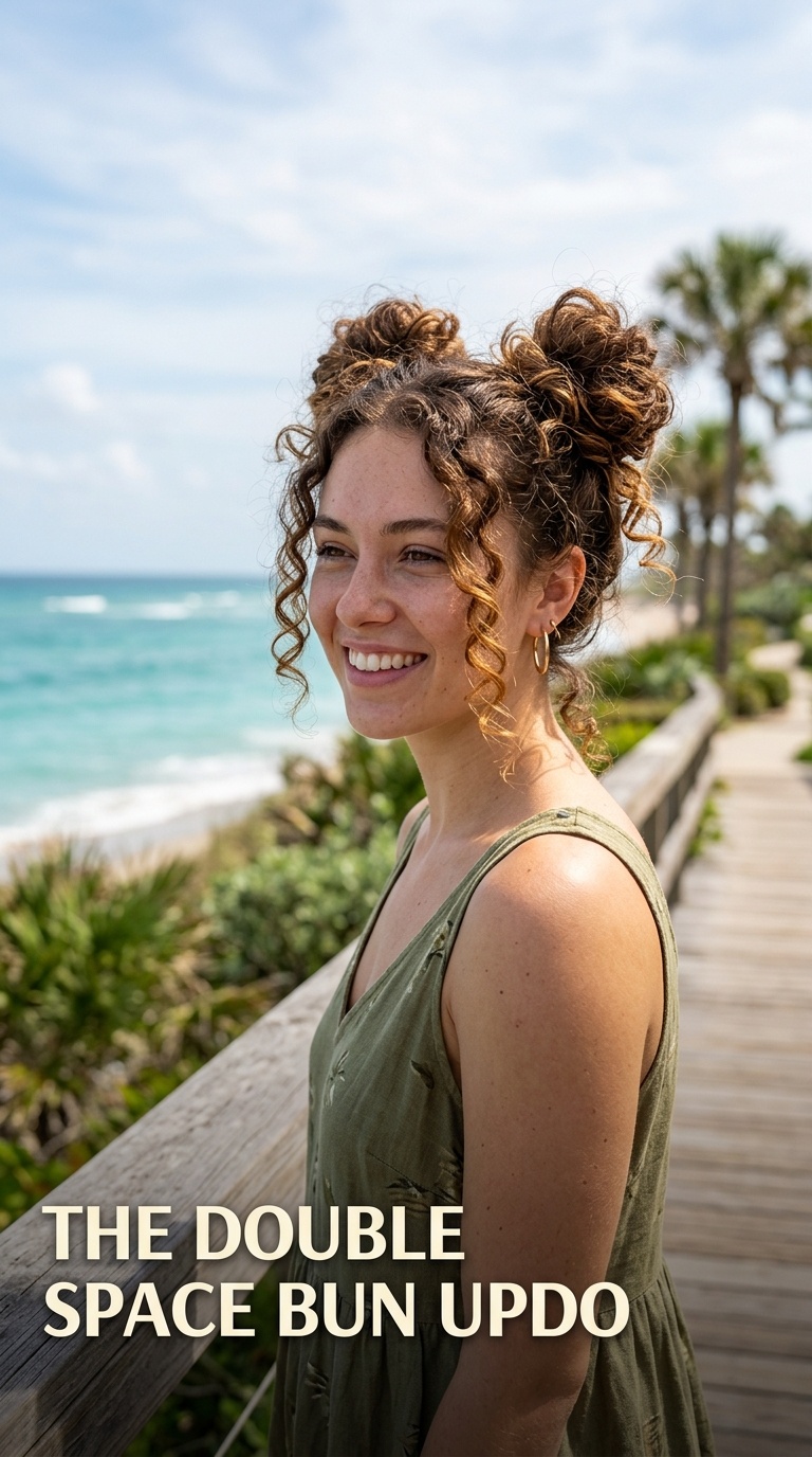 The Double Space Bun Updo