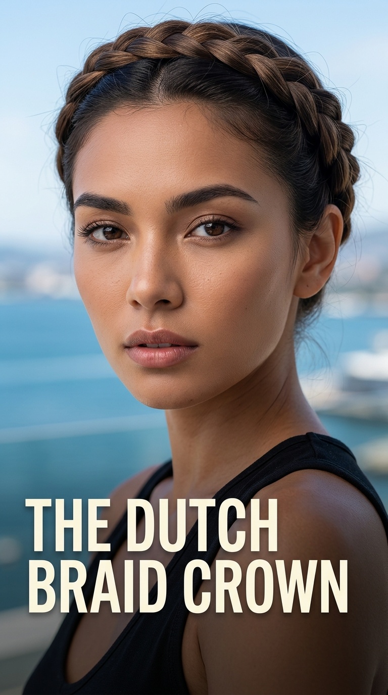 The Dutch Braid Crown