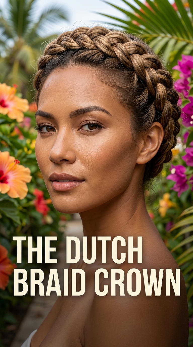 The Dutch Braid Crown