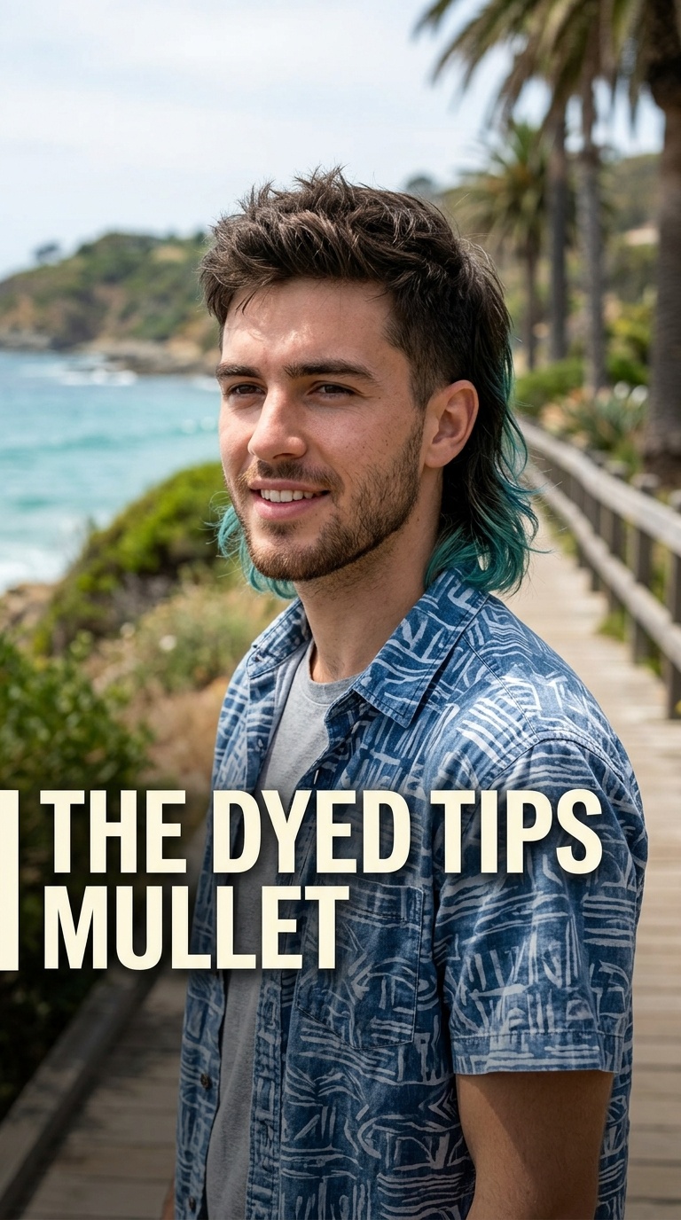 The Dyed Tips Mullet