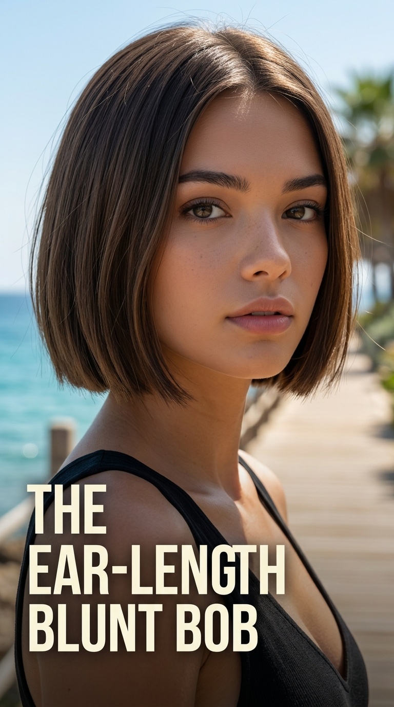 The Ear-Length Blunt Bob