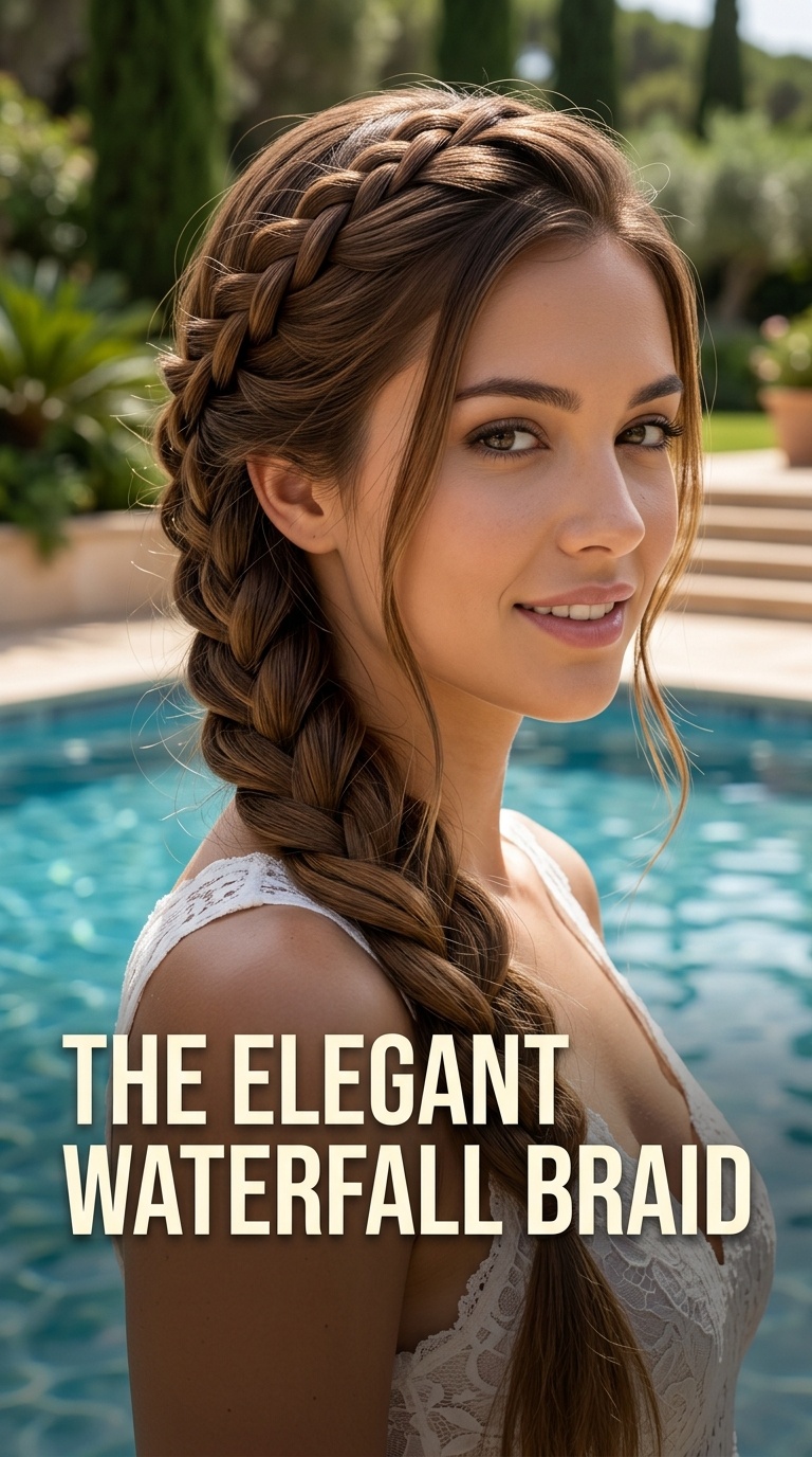 The Elegant Waterfall Braid