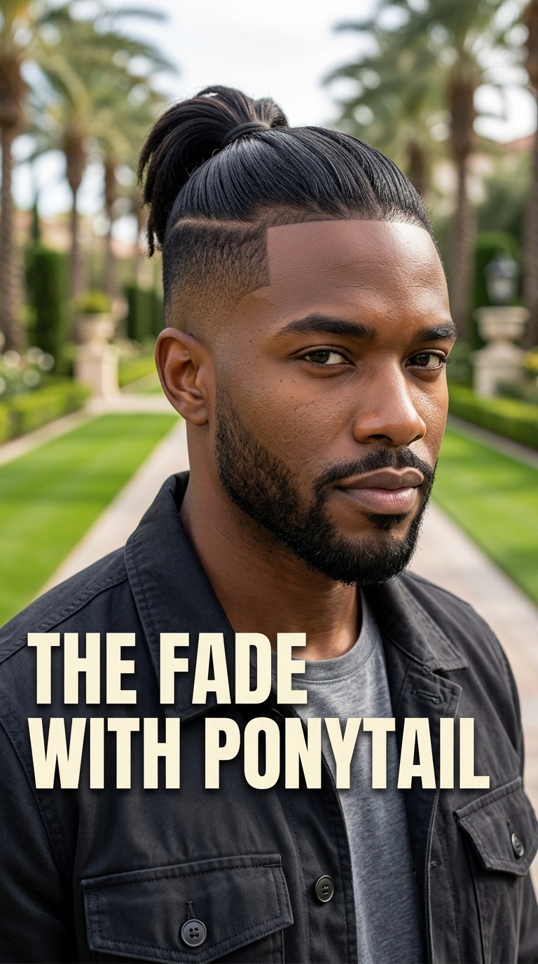 The Fade with Ponytail