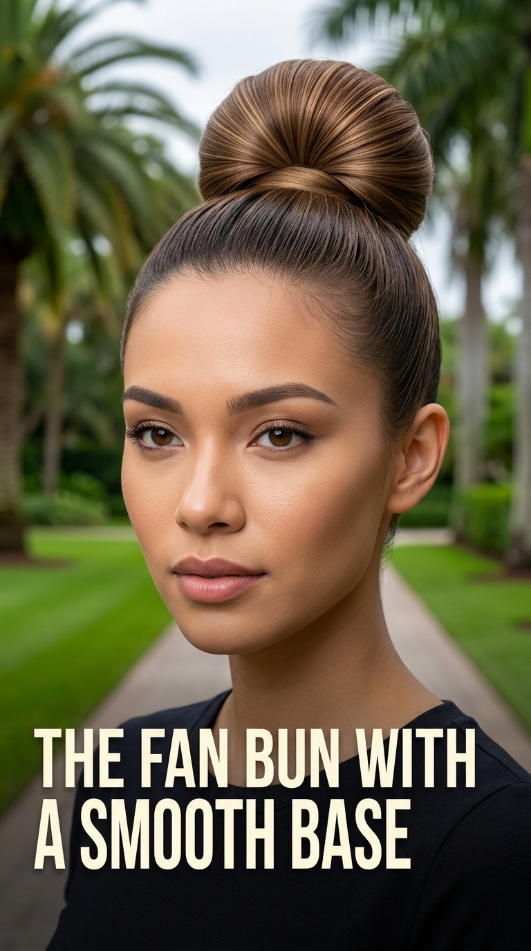 The Fan Bun with a Smooth Base
