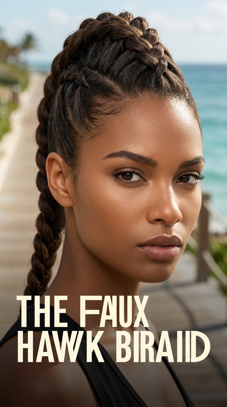 The Faux Hawk Braid