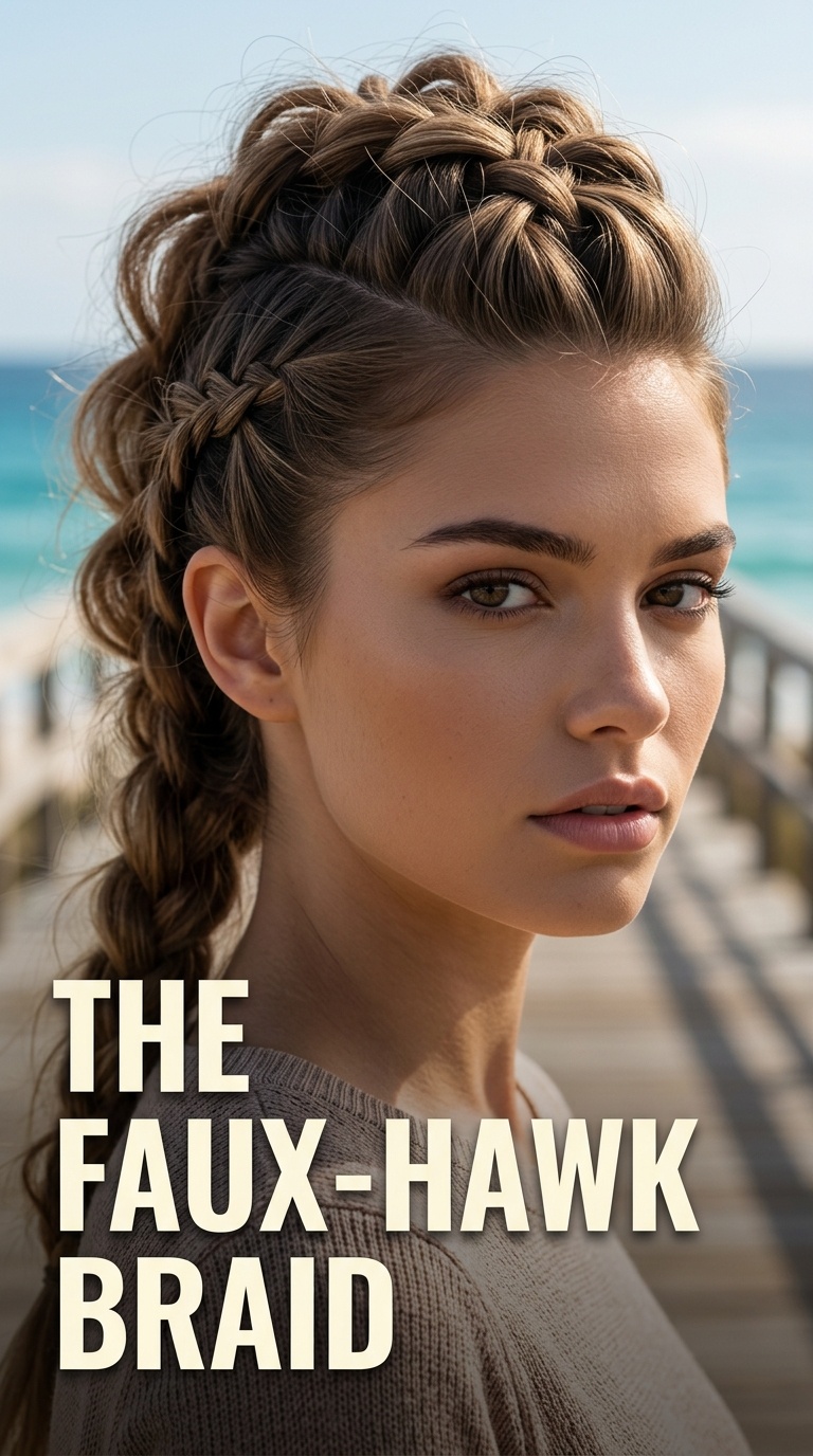 The Faux-Hawk Braid