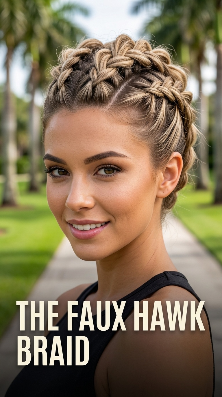 The Faux Hawk Braid