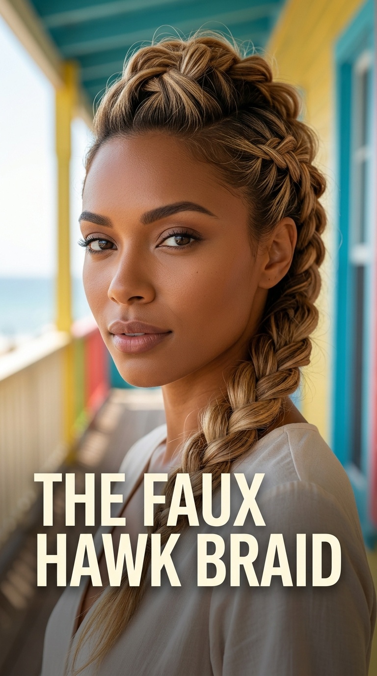 The Faux Hawk Braid