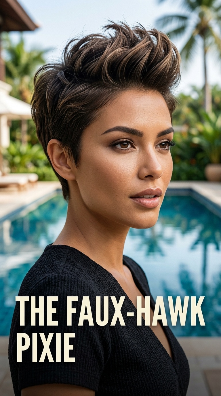 The Faux-Hawk Pixie