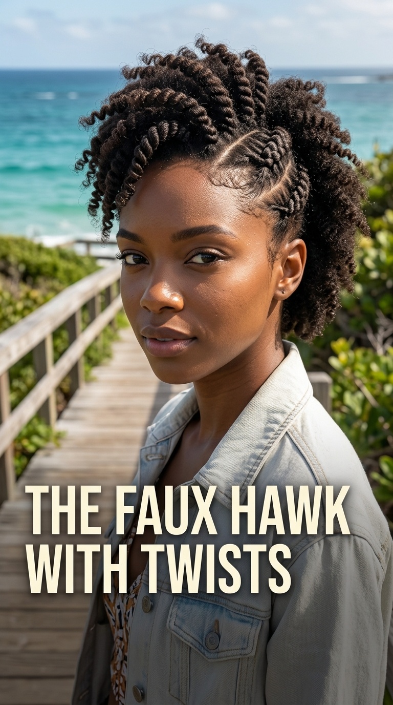 The Faux Hawk with Twists